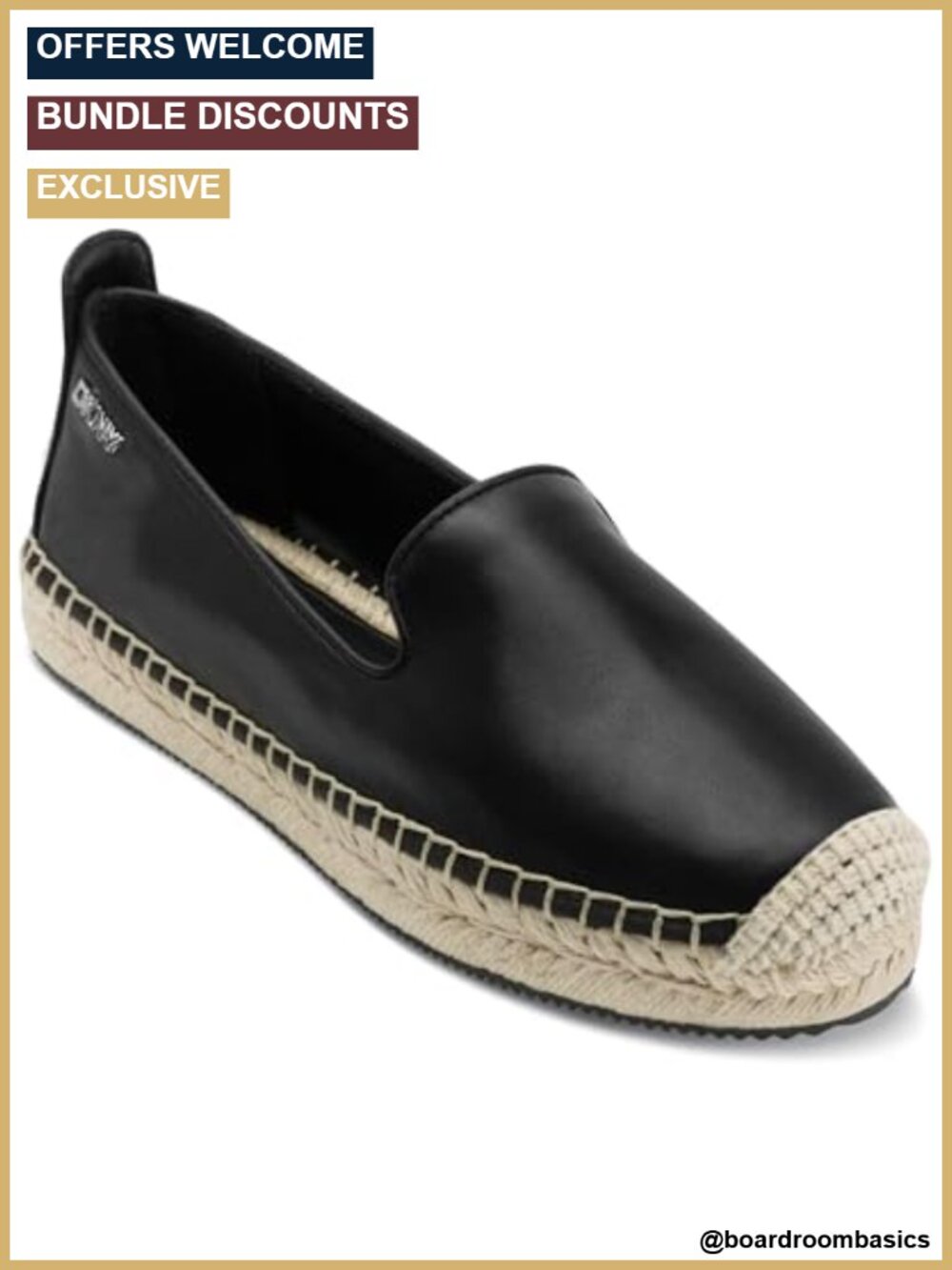 Leather Espadrille Closed Toe Sandal Cushioned Insole Lace-Up